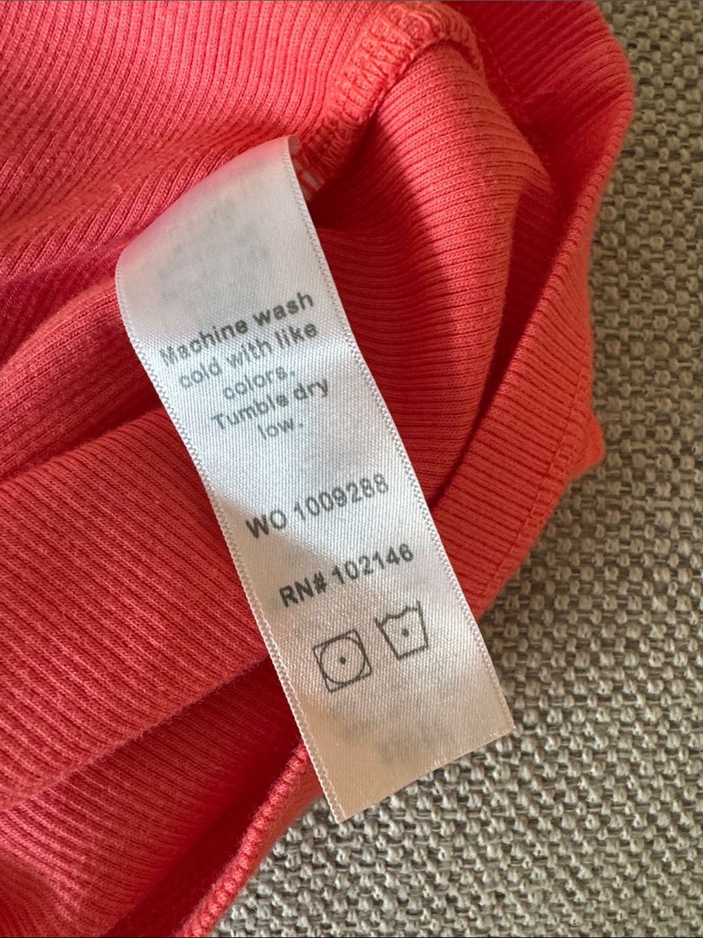 Michael Stars Hayes Persimmon Ribbed Tank - Picture 10 of 11